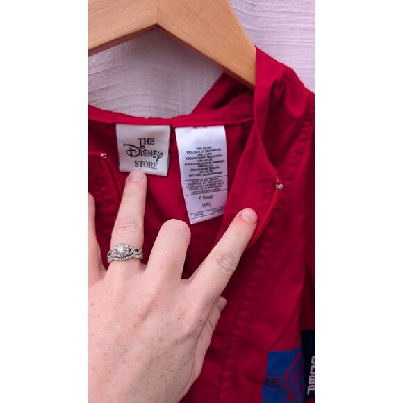 Disney Kids Tigger Sport Windbreaker Anorak 4/5 90s Winnie the Pooh Cartoon Y2K - Picture 6 of 7